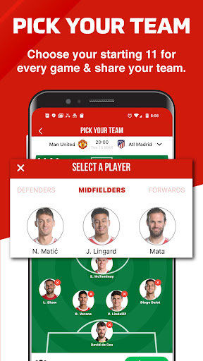 UnitedReds - Live Scores Screen 2
