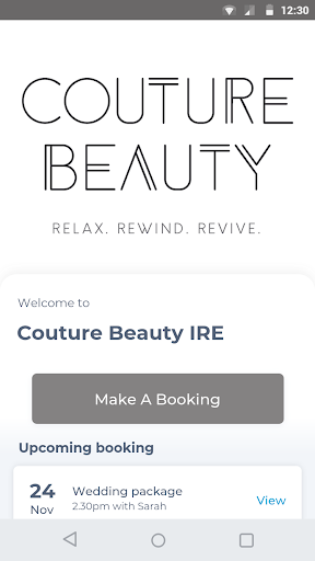 Android application Couture Beauty IRE screenshort