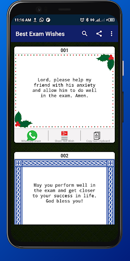 Exam Success Wishes Screen 2