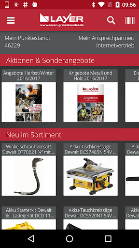 LAYER-Grosshandel Shopping App Screen 3