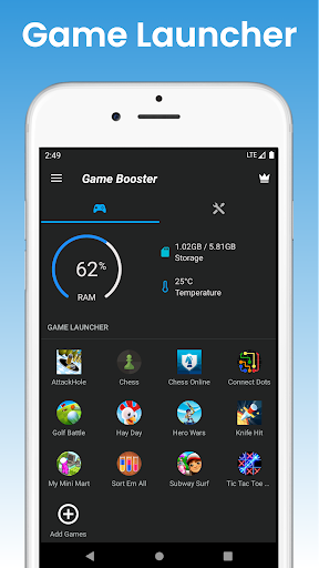 Android application Game Booster Pro screenshort