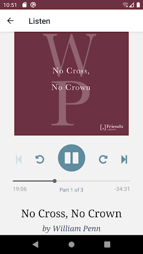 Android application Friends Library screenshort
