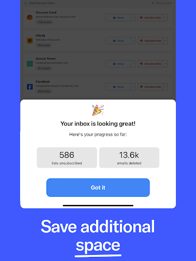 Trimbox: Easy Email Cleaner screenshot 10