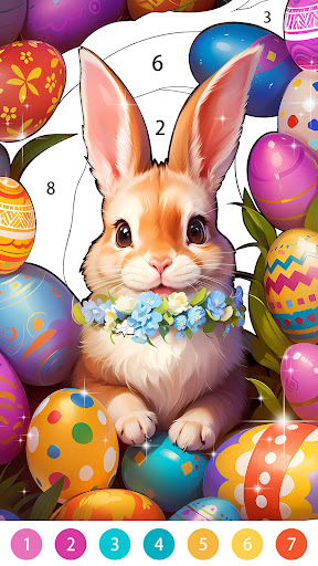 Cute Cozy Color Easter Fun screenshot 1
