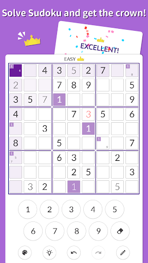Android application Sudoku Kingdom - Sudoku puzzle screenshort
