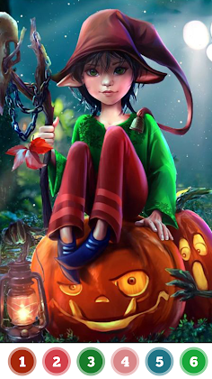 Halloween Coloring Book Game - Screenshot 4