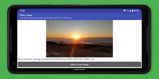 Android application Photo viewer screenshort