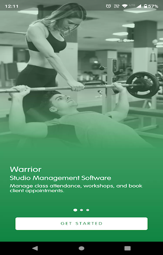 Android application Warrior - Instructor/Staff screenshort