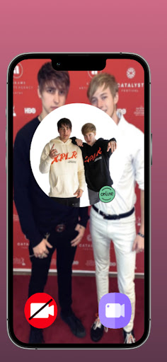 Sam and Colby Fake Call Screen 3