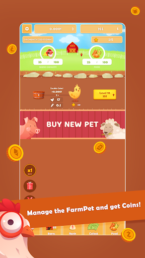 Android application Animal Idle Farm Tycoon screenshort