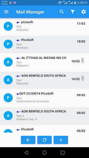 Mail Manager Screen 2