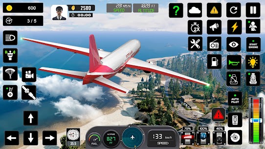 Flight Simulator APK v2.8 + MOD (Unlimited Money) 4