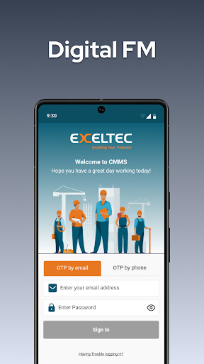 Android application XC CMMS screenshort