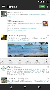 Plume for Twitter Screenshot