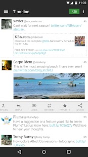 Plume for Twitter Captura de pantalla