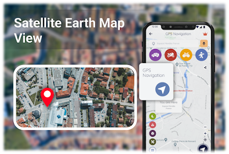 خرائط Live Earth Map 3D-GPS