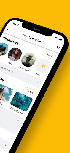 Fortelling - Writer Tools Screen 2