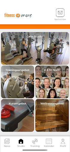 Fitness & more Screen 2