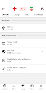 World Soccer Fixtures & Scores