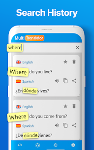 Multi Language Translator and translate document 88.0 Apk 3