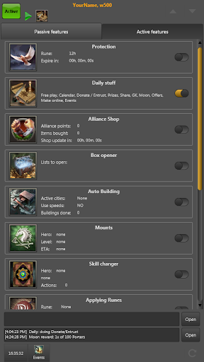 Android application HobAssist screenshort