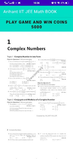 Arihant IIT JEE Math BOOK Screen 2
