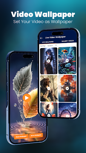 Android application Live Video Wallpaper Maker 4K screenshort