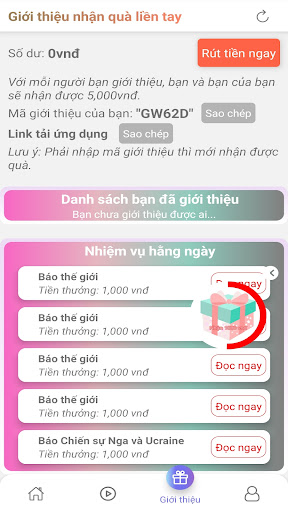 KTIEN Đọc báo kiếm tiền online Screen 3