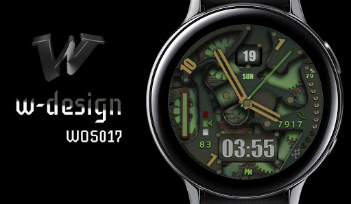 Android application W-Design WOS017 - Watch Face screenshort