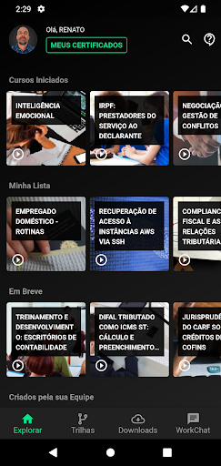 Android application Planning Learning screenshort