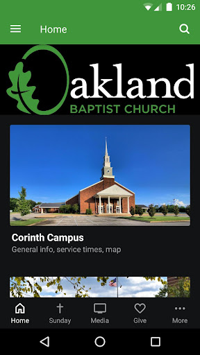 Android application Oakland Baptist Church (OBC) screenshort