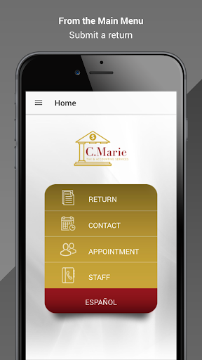 Android application C Marie Tax Services screenshort