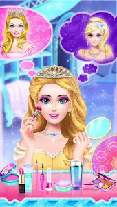 Princess dress up and makeover