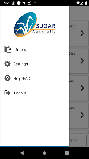 Android application Sugar Notify screenshort