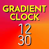 Simple Gradient Clock Widget icon