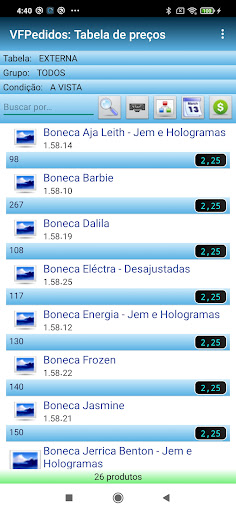 VFPedidos 10.50 Screen 2