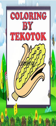 Android application Coloring Vegetables screenshort