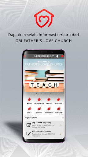 Android application GBI FLC screenshort