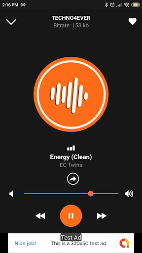 Techno4Ever App Radio FM Screen 2
