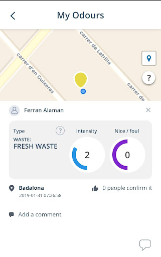 OdourCollect Screen 3