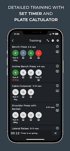 Gym Log Workout Timer and 5x5