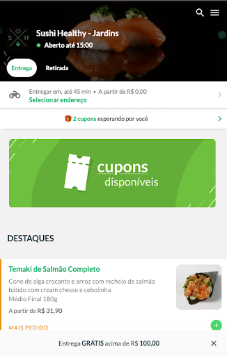 Sushi Healthy Screen 2