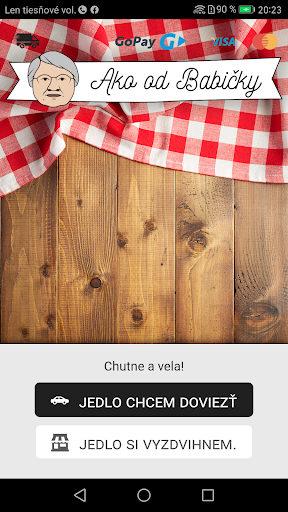 Android application Ako od babičky screenshort