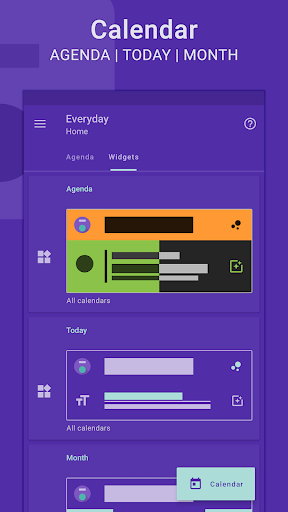 Everyday | Calendar Widget - Productivity - apps