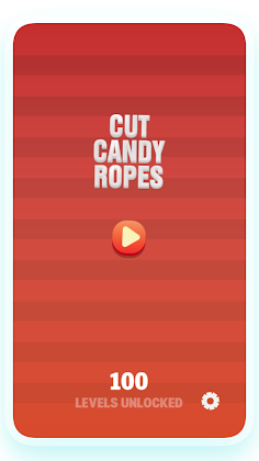 Cut Candy Ropes - Feed The Cat - Screenshot 1