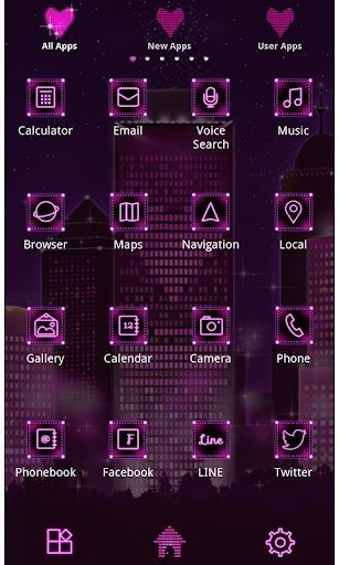 City Theme-Purple Love City- Screen 3