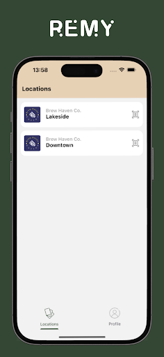 Android application Remy Connect screenshort