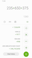 screenshot of Samsung Calculator