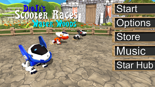 Android application DioJi's Scooter Races screenshort