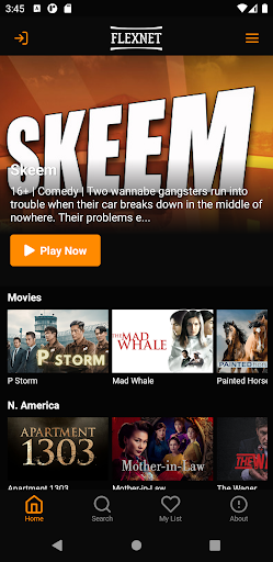 Android application Flexnet TV screenshort